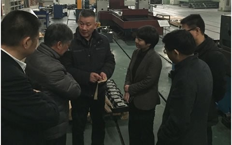 浦江县委副书记、代县长俞佩芬一行考察通宝TB股份